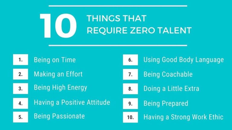 10 Things That Require Zero Talent