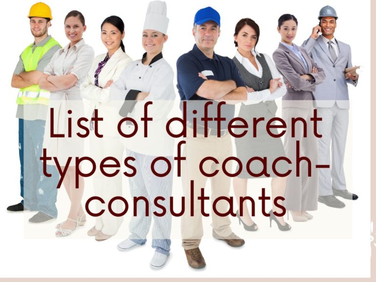 List of different types of coaches