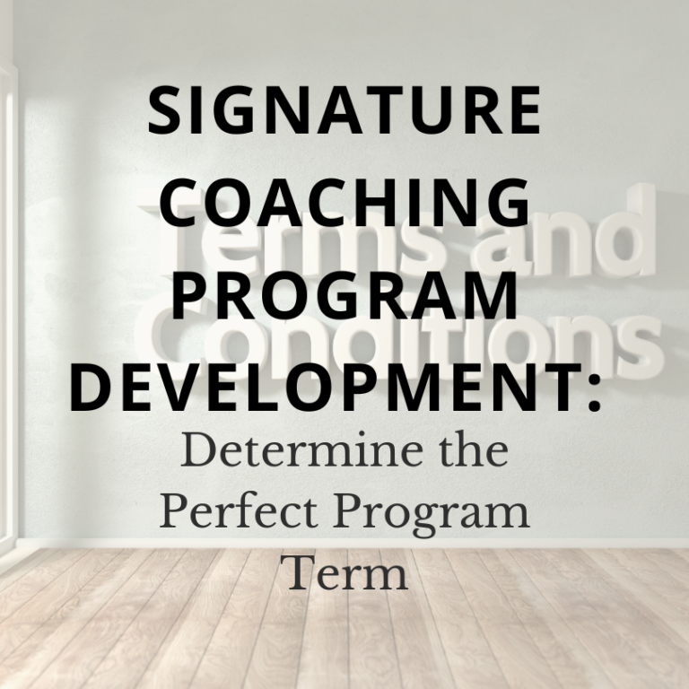 Determine Program Term Coaching Program Duration Signature Coaching Program Length Coaching Program Timeline Short-Term Coaching Programs Long-Term Coaching Programs Coaching Program Structure Coaching Program Flexibility Coaching Program Outcomes Coaching Program Design