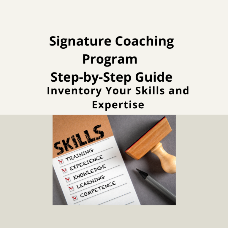 Signature Coaching Program