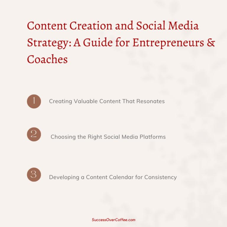Content Creation and Social Media Strategy: A Guide for Entrepreneurs & Coaches